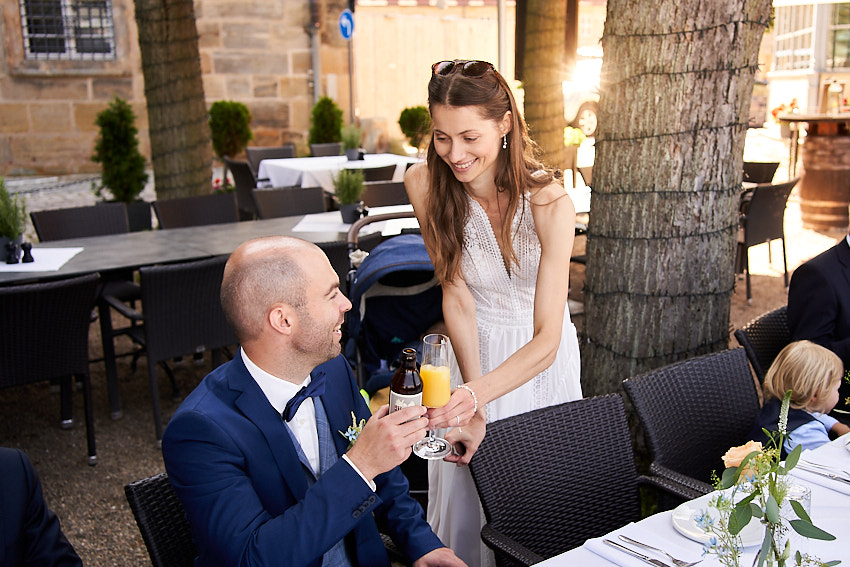 Hochzeitstisch bei Ristorante da Francesco